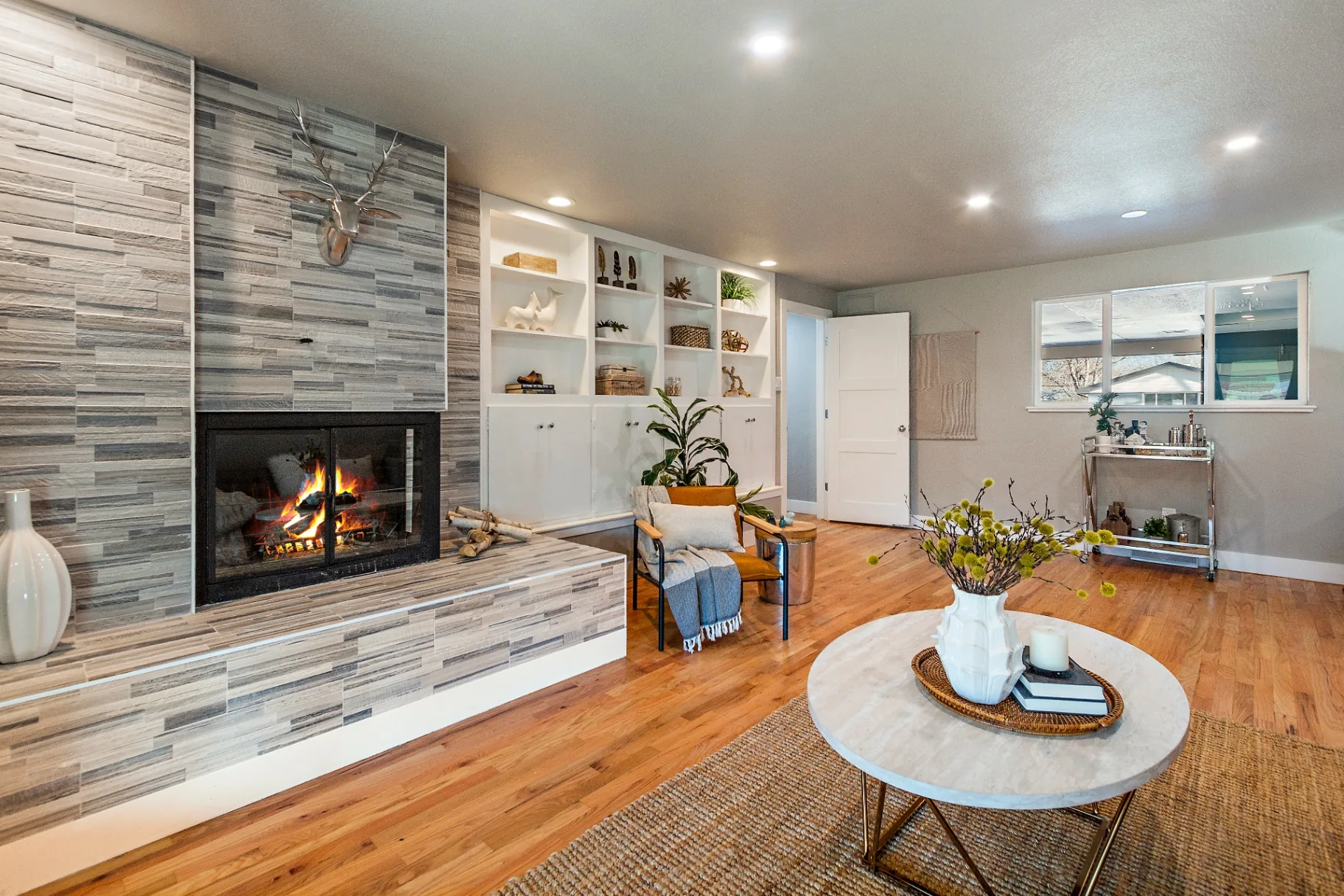 Living room of the Flower Street Renovation in Arvada, CO